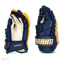 Warrior Alpha FR Pro Junior Hockey Gloves 38 Warrior Alpha FR Pro Junior Hockey Gloves -Warrior warrior gloves warrior alpha fr pro junior hockey gloves navy gold 10 28743818543170
