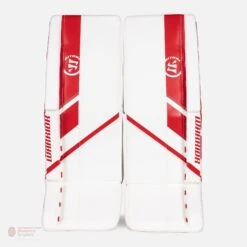 Warrior Ritual G5 Junior Goalie Leg Pads -Warrior warrior leg pads warrior ritual g5 junior goalie leg pads white red 24 1 14836018774082
